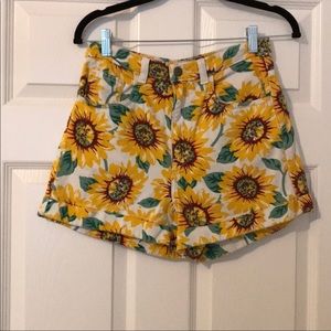 American Apparel Sunflower Shorts